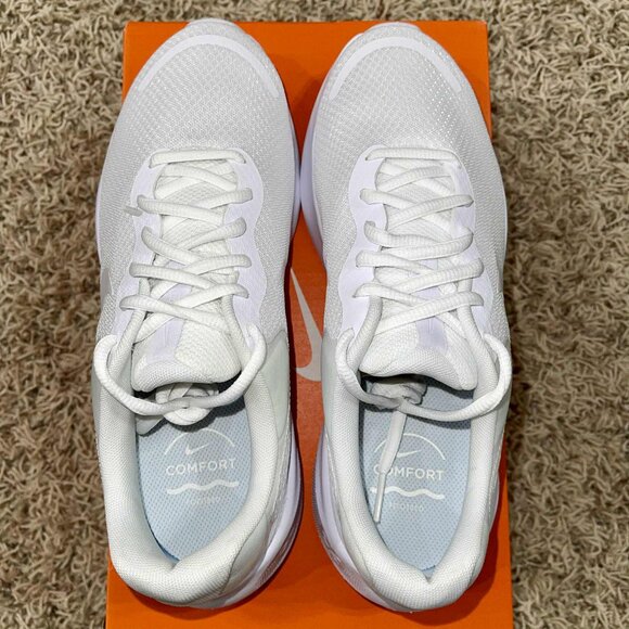 Nike Women's Revolution 7 Road Running Shoes White FB2208-100, Size 9 (New) - Picture 6 of 16